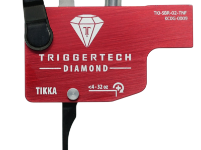 TriggerTech Tikka Diamond Trigger, Black/Red