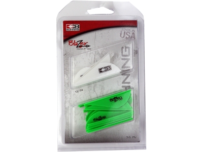Bohning Blazer Vane Combo White/Neon Green 36 pk.