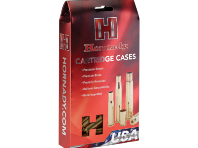 Hornady Unprimed Cartridge Cases, .25 Creedmoor, 50