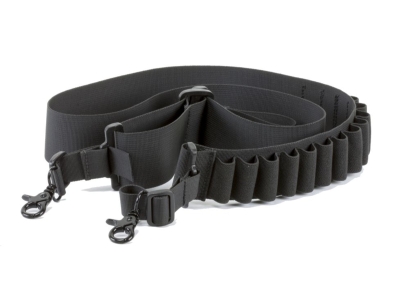 AIM Deluxe Shotgun 14 Round Bandolier Sling, Black