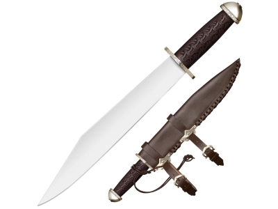 Cold Steel Chieftan Sax, Wood, Ambidextrous, Fixed Blade