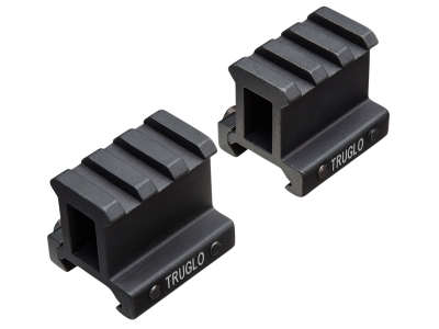 TruGlo Picatinny Riser Mount Set 1.00" Height 1.36" Length