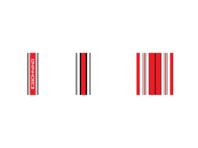 Bohning Arrow Wraps Crested Red 7 in. Standard 13 pk.