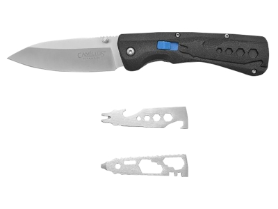 Camillus 3.25" Folding Drop Point D2 Steel Blade Carbon Fiber Handle