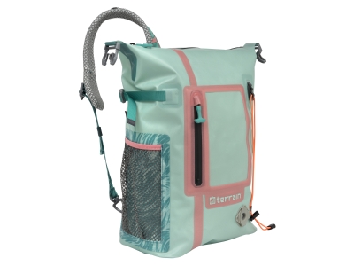 Allen Terrain Adventure Waterproof Sling Pack, Sea Breeze/Salmon