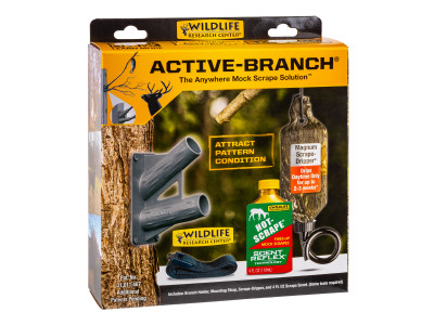 Wildlife Research Center Active Branch Mock Scrape Kit, Hot Scrape Synthetic Scent
