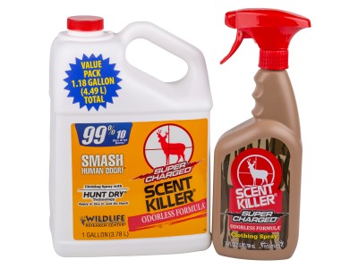 Wildlife Research Center Super Charged Scent Killer Odorless Spray Gallon/24 Combo