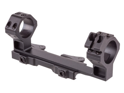 ATN 1-Pc Quick Detach Mount, 30mm Rings, High, Weaver/Picatinny