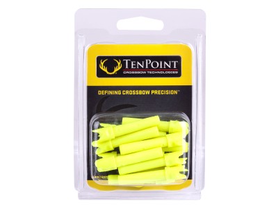 TenPoint Alpha-Nock HP, Yellow, 12 Pack