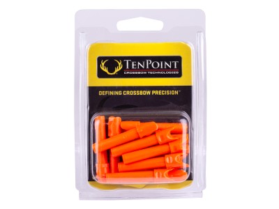 TenPoint Alpha-Nock HP, Orange, 12 Pack