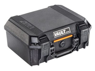 Pelican V200 Vault Medium Pistol Case, Black