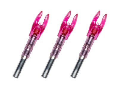 Nockturnal FIT Lighted Nock, Pink, 3 Pack