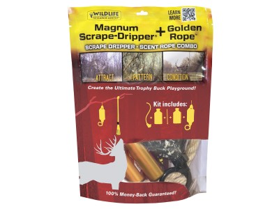 Wildlife Research Center Magnum Scrape-Dripper & Golden Rope Combo