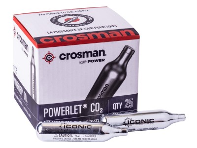Crosman 12 Gram CO2, 25 Cartridges
