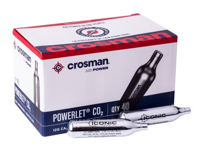 Crosman 12 Gram CO2, 40 Cartridges