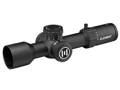 Element Optics Theos 2-10x42 FFP, MPR-1D MRAD Reticle, 34mm Tube, Black