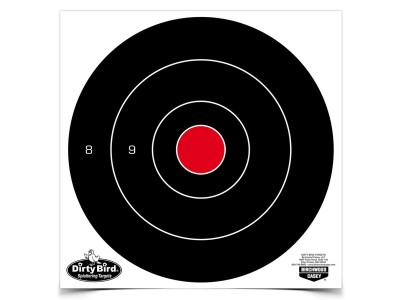 Birchwood Casey Dirty Bird Bullseye Targets, 8" Round, 25ct