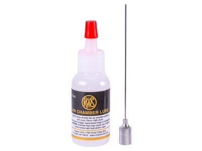 RWS Air Chamber Lube & Dropper, Silicone Oil, .50 oz.