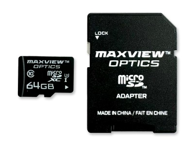 MaxView Optics 64 GB Micro SD Card