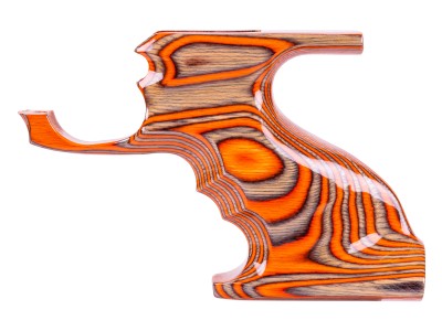 Reximex Grip for RPA Air Pistol, Orange Laminate