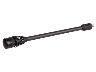Conquest Archery 3K Carbon Weave Stabilizer, 10", Matte Black