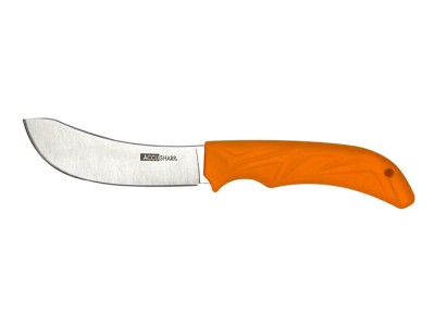 AccuSharp 4" Fixed Butcher Knife Blaze Orange Rubber Handle