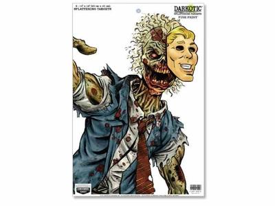 Birchwood Casey Zombie Darkotic Fine Print Splattering Target, 12"x18", 8ct