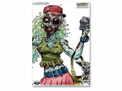 Birchwood Casey Zombie Darkotic Shopping Spree Splattering Target, 12"x18", 8ct