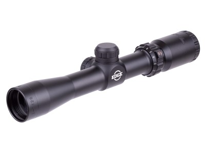 BSA 2-7x28 Edge Pistol Scope, Duplex Reticle, 1/4 MOA, 1" Tube