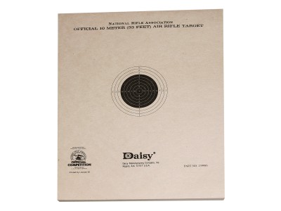 Daisy Official NRA 10-Meter Air Rifle Targets, 50ct