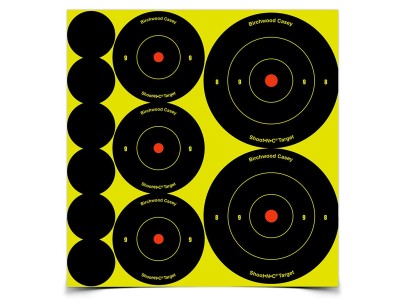 Birchwood Casey Shoot-N-C Self-Adhesive Round Bullseye Targets & Pasters, 121ct