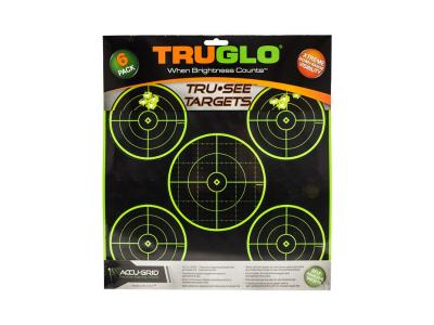 TruGlo 5 Target Pack, 12" Targets, 6ct