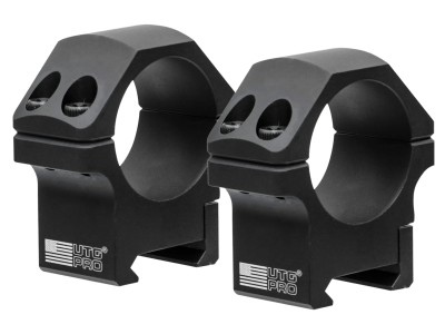 UTG Pro US Made 30mm Rings, Medium, POI Picatinny