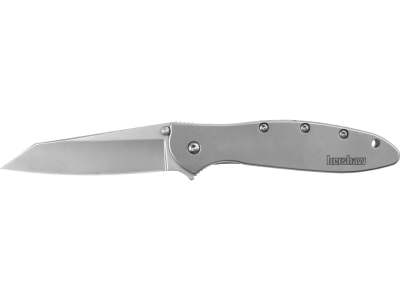 Kershaw 3" 14C28N Reverse Tanto Blade Silver Stainless Handle