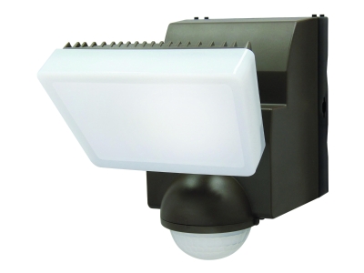 IQ America Battery-Powered Motion Security Flood Light LED, Bronze