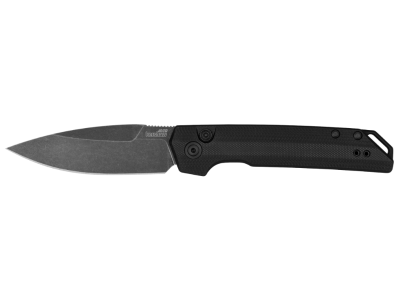 Kershaw 3.40" Folding Pocket Knife MagnaCut Blade Stonewashed Black G10