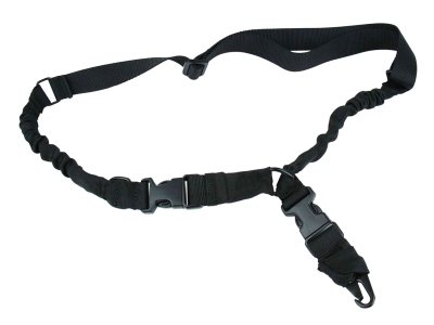 TacFire 2in1 DoubleBungee Rifle Sling, Black