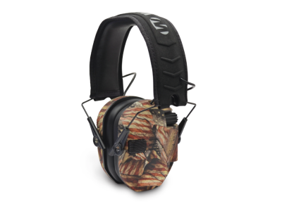 Walkers Razor Patriot Series Slim Muffs Right To Bare Arms, American Flag