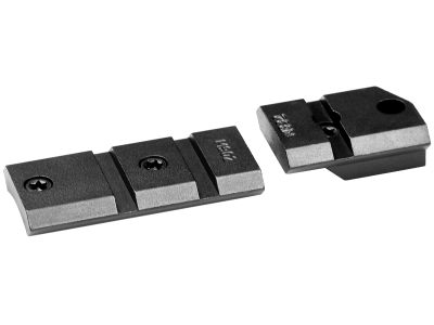 Warne 2-Piece Steel Base Set, Matte Black