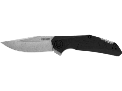 Kershaw 3" 4Cr14 Clip Point Blade Black GFN Handle Folding Knife