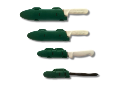 Blade Guard Secure Knife Blade Edge Protection Cover 4 pack, Green
