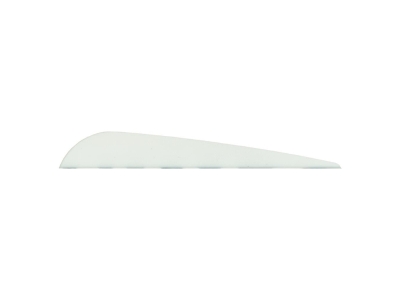 Bohning Bronco Vanes White 4 in. 100 pk.