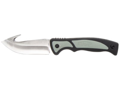 Old Timer Fixed Gut Hook Knife 3.7" TPE Handle