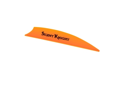 Flex-Fletch Silent Knight Hunting and 3D Vane, Orange, 36 count