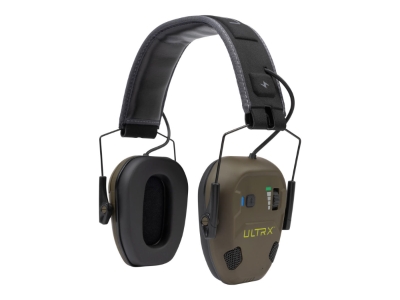 ULTRX Bionic Fuse Ion Bluetooth Electronic Earmuff, Olive