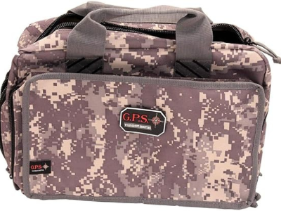 GPS Quad Pistol Range Bag w/ Mag Storage & Dump Cups