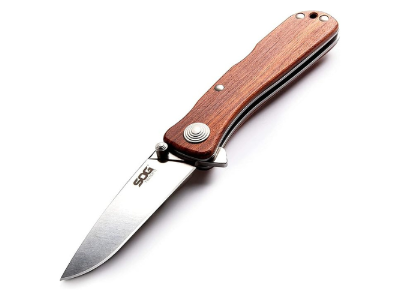 SOG Twitch II Wood Handle Clam Pack