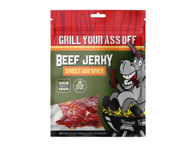 Grill Your Ass Off Sweet and Spicy Beef Jerky