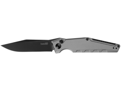 Kershaw 3.75" Tactical Folding CPM154 Clip Point Gray Aluminum Handle