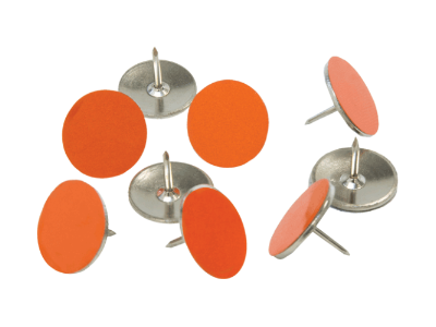 Muddy Trail Marking Tacks, Orange